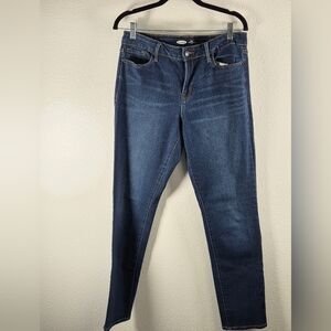 Old Navy Classic Blue Slim Straight Women's Jeans Size 10 Long
